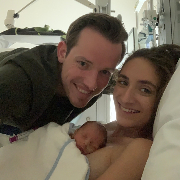 Joep, Jaimy en baby Len. "Het voelde alsof ze elkaars leven hadden gered."